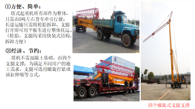 TK26折叠塔吊亮点介绍一